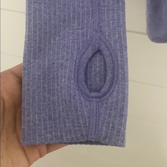 Lululemon Run Swiftly Long Sleeve Purple Sz. 4 - Picture 5 of 7